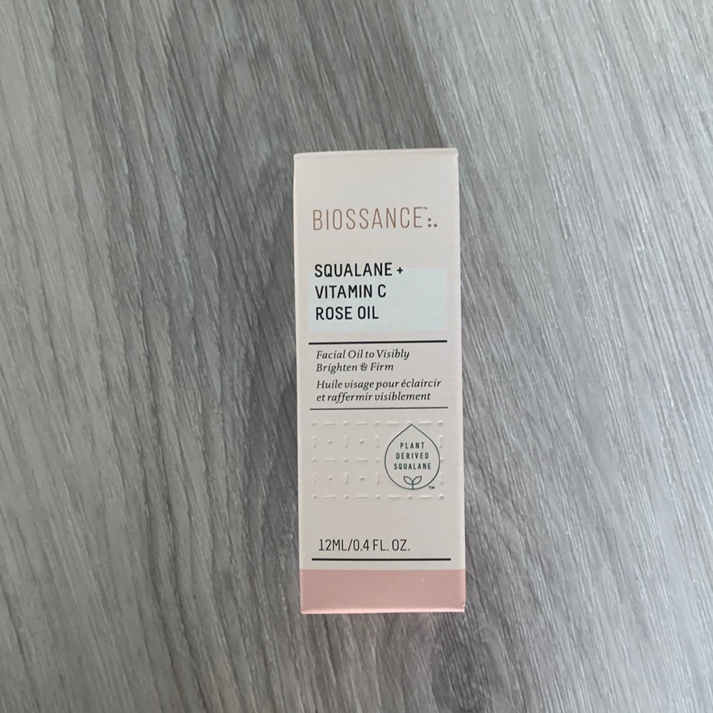 Biossance squalane and vitamin c rose oil